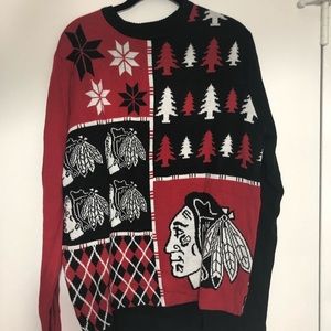 Chicago Blackhawks NHL Collectible Holiday Sweater